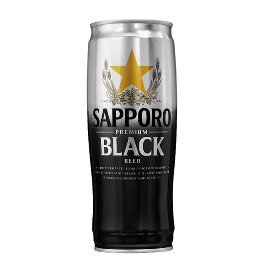 Sapporo Black 22oz Can