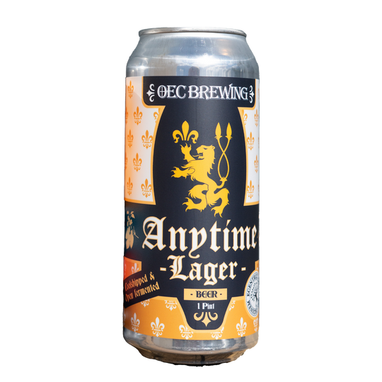 OEC Anytime Lager 4pk Can