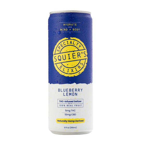 Squiers Blueberry Lemon 4pk Can 5mg