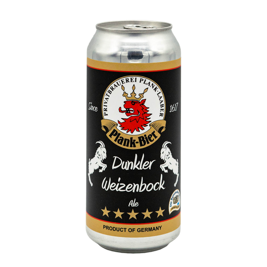 Plank Dunkler Weizenbock 4pk Can