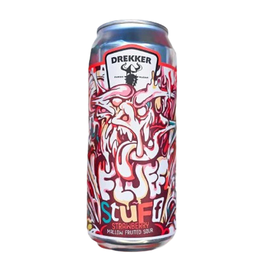 Drekker Fluff Stuff Strawberry Kiwi Sour 4pk Can