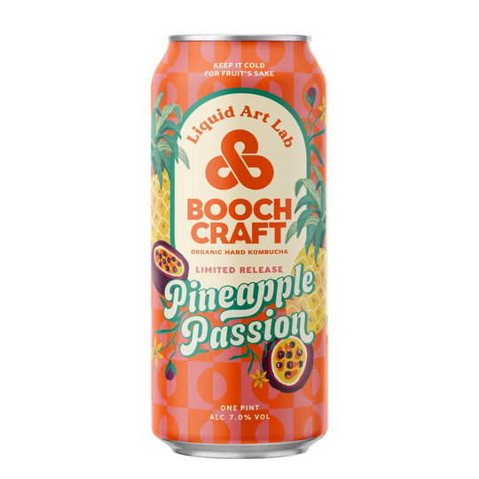Boochcraft Pineapple Passionfruit 6pk Can