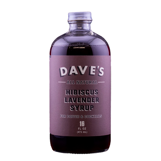 Dave's Hibiscus Lavender Syrup 16oz
