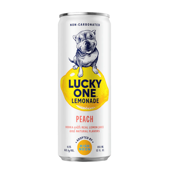Lucky One Peach Lemonade 4pk Can
