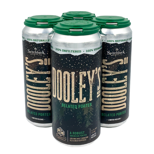 Switchback Dooley’s Belated Porter 4pk Can