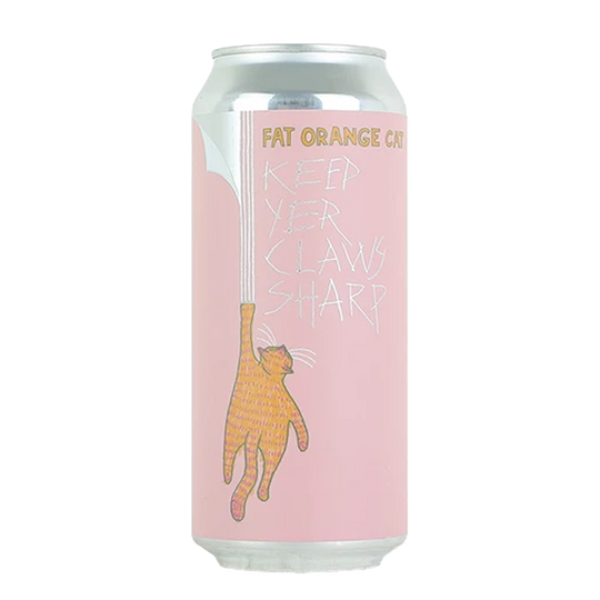 Fat Orange Cat KEEP YER CLAWS SHARP 4pk Can