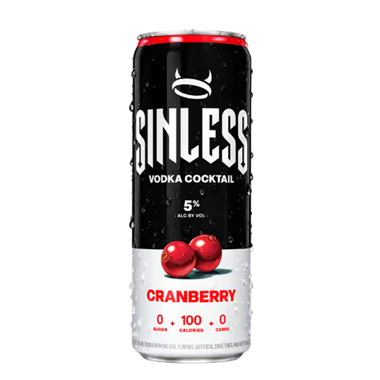 Sinless Vodka Cran 4pk Can