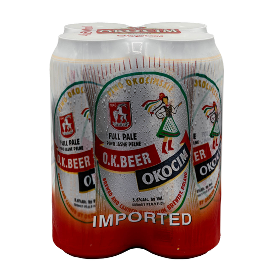 Okocim O.K. Beer 4pk Can