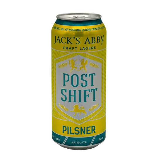 Jack's Abby Post Shift Pilsner 4pk Can
