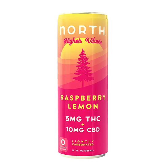 North Higher Vibes Raspberry Lemon 4pk Can