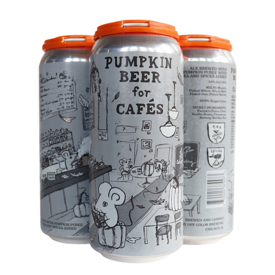 Off Color Pumpkin Beer for Cafes 4pk Can