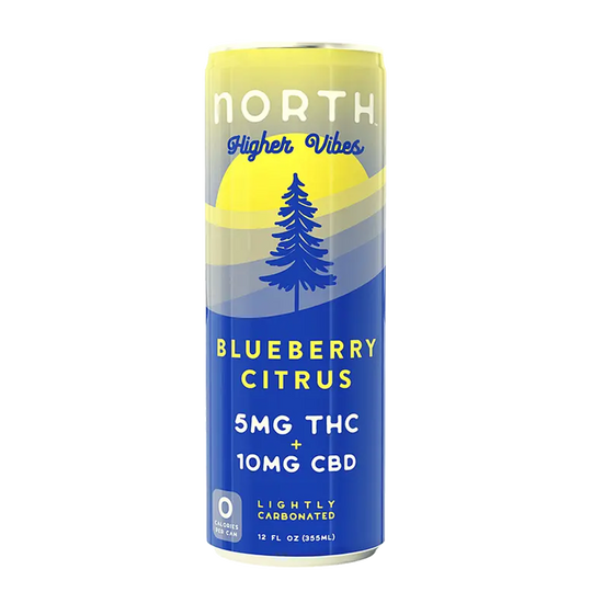 North Higher Vibes Blueberry Citrus 4pk Can
