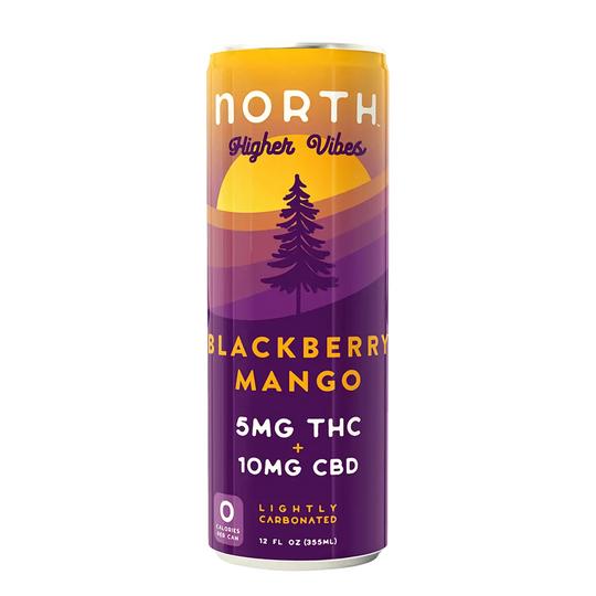 North Higher Vibes Blackberry Mango 4pk Can