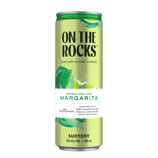 On the Rocks Sparkling Lime Marg 4pk can