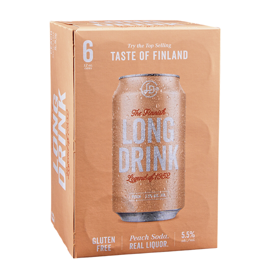 Long Drink Peach 6pk Can