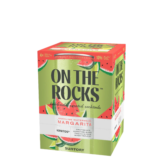 On the Rocks Watermelon Marg 4pk Can