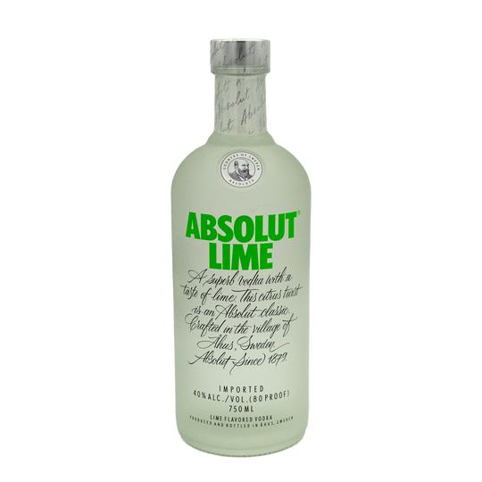 Absolut Lime Vodka 750Ml