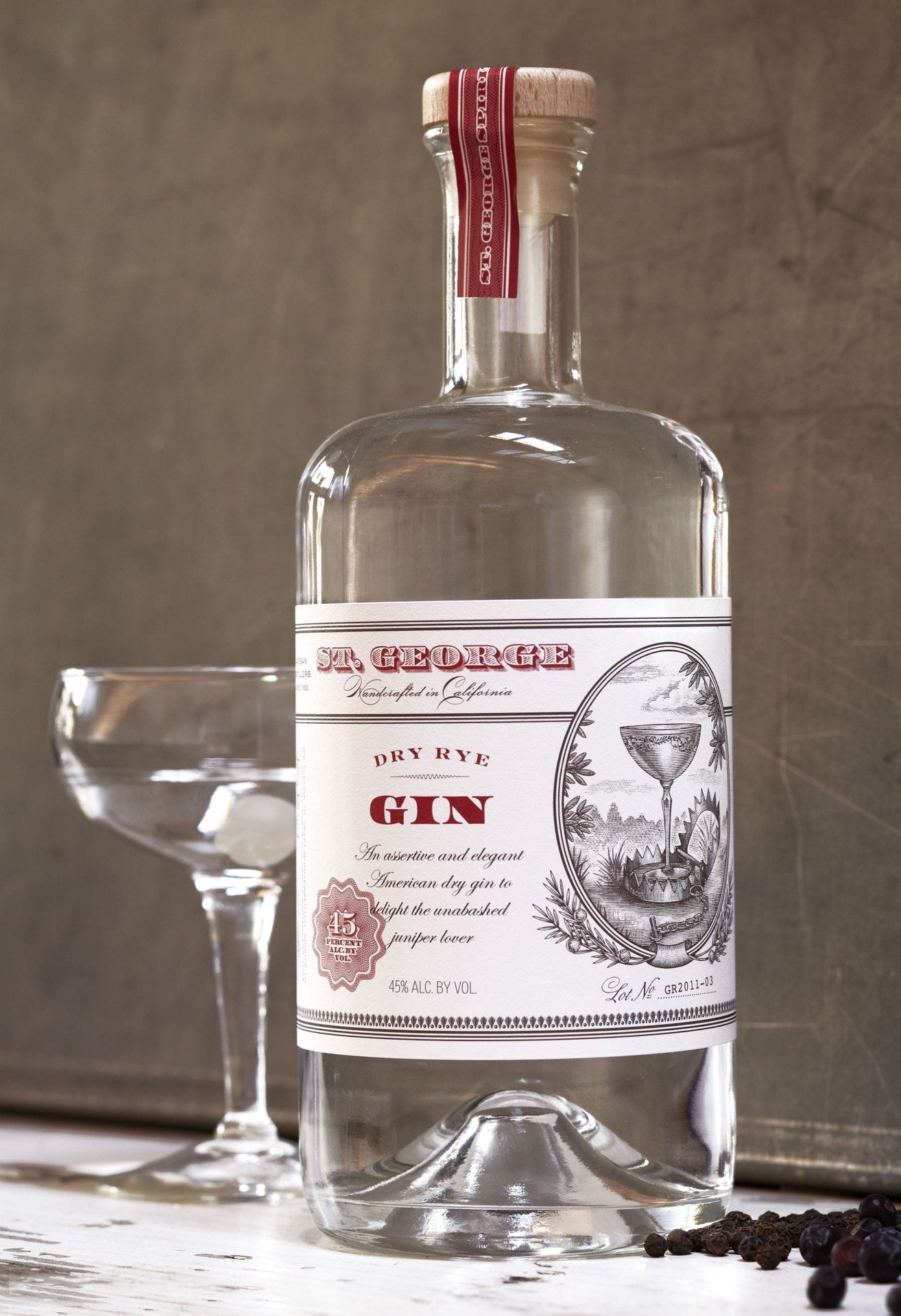 St George Dry Rye Gin – Bottles Fine Wine